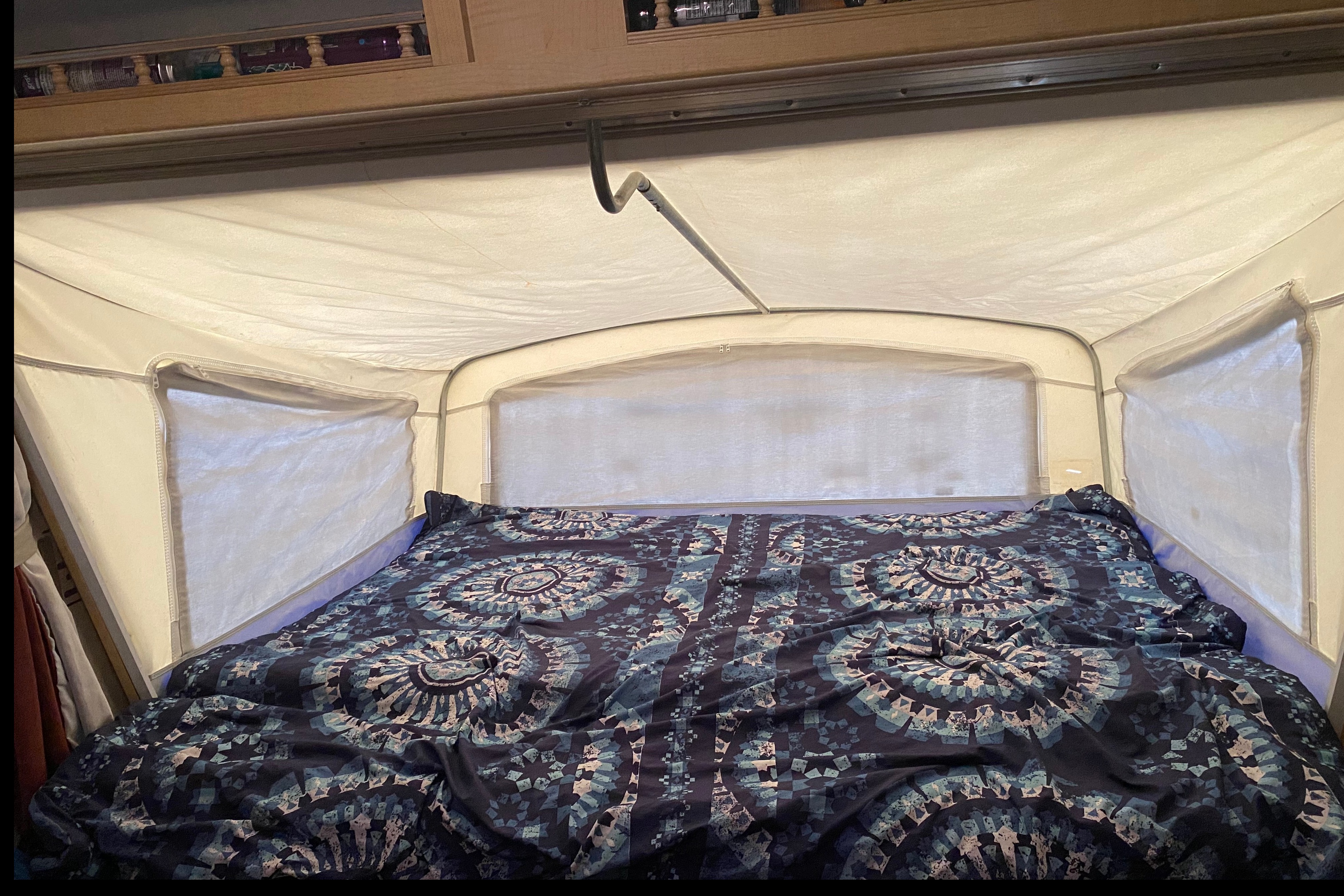 Camping made easy with this lightweight trailer easily towable with an SUV or minivan!