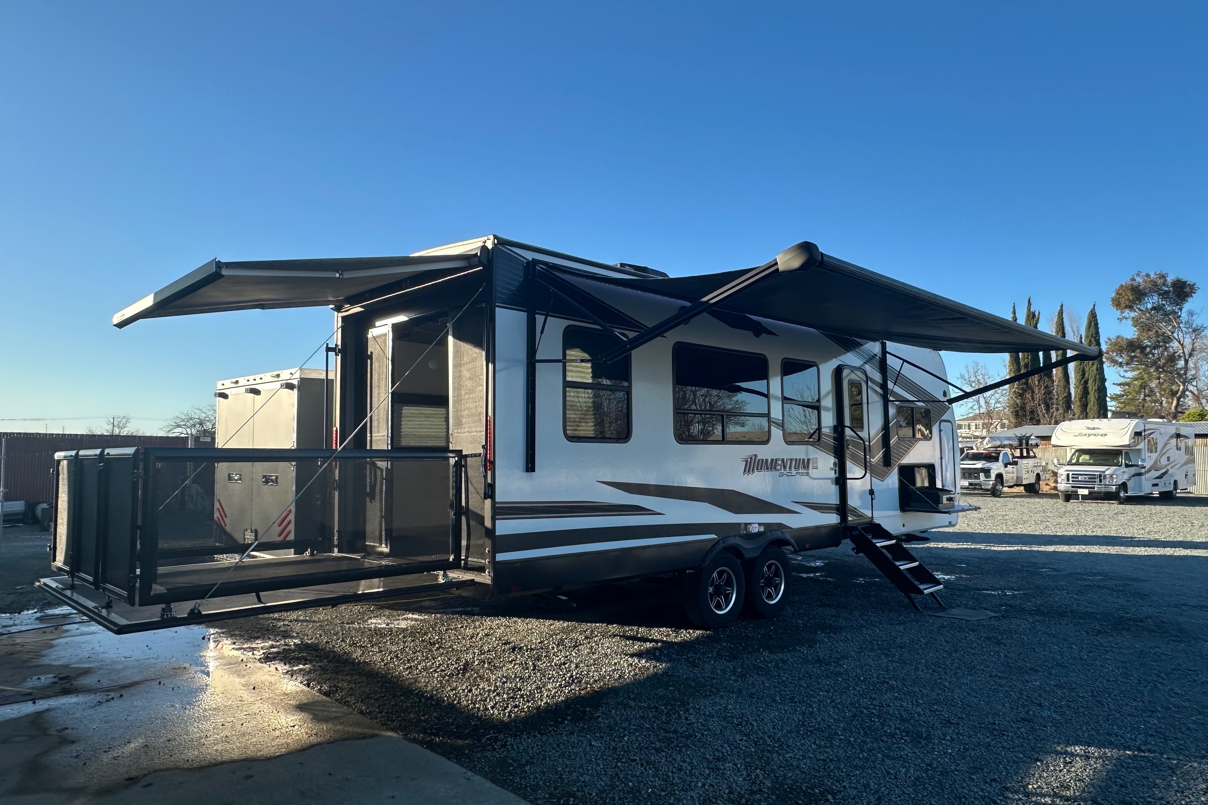 Nor Cal RV Rental Grand Design Momentum Toy Hauler