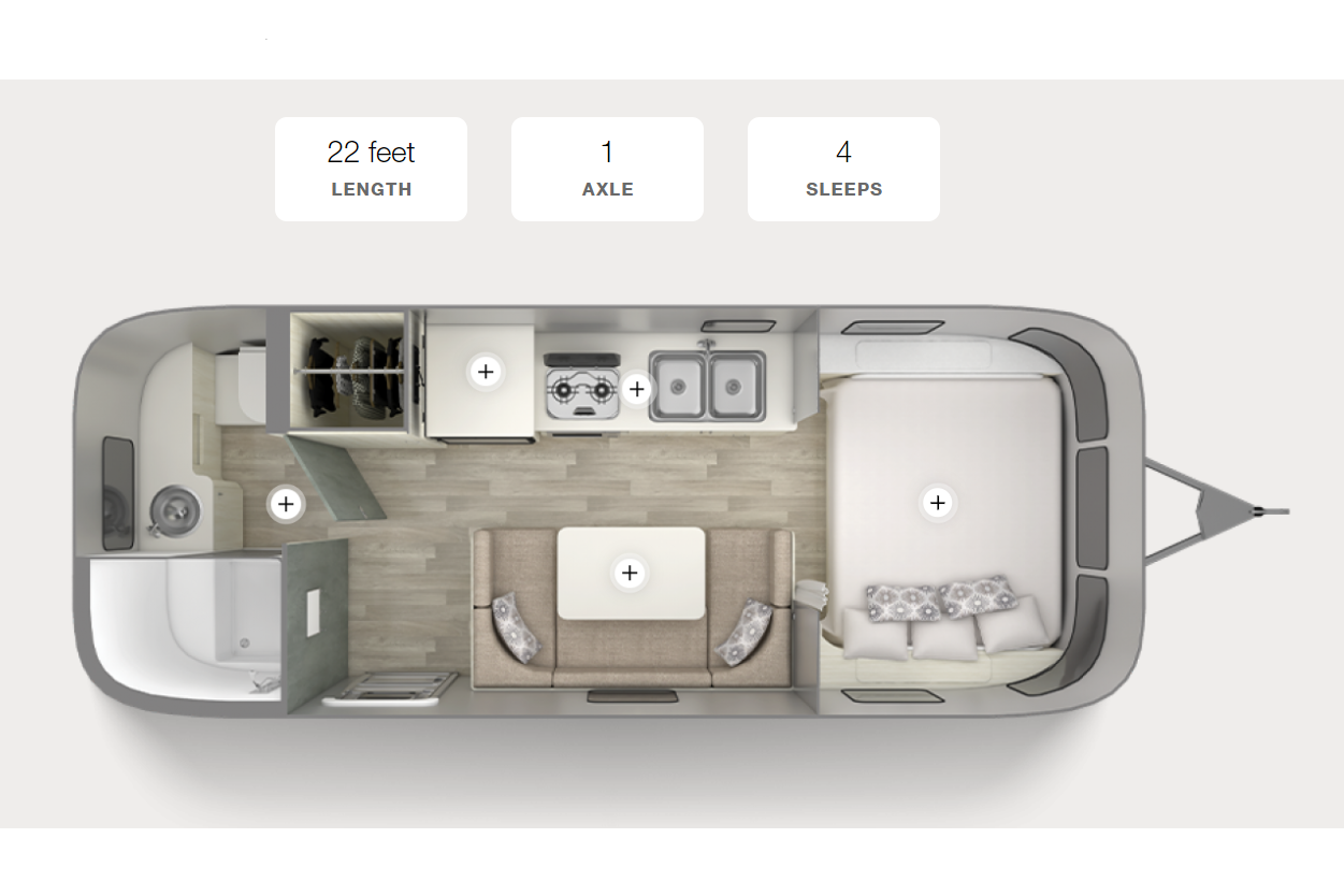 Magnolia 3 Airstream 22ft Bambi Sport **FULLY LOADED**