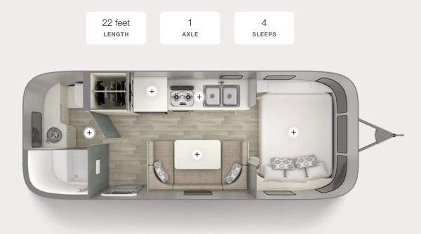 Magnolia 3 Airstream 22ft Bambi Sport **FULLY LOADED**