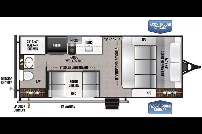 SILVER LAKE Modern SUV-Towable Camper that Sleeps 4!!