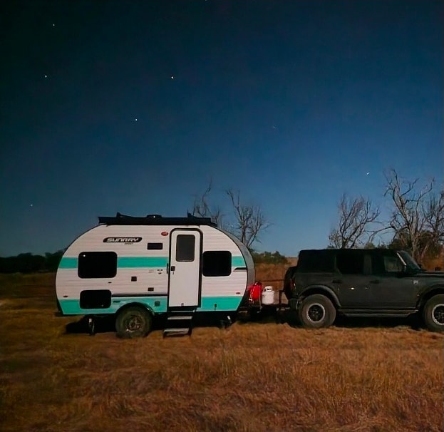Alex's Little Teal Trailer
