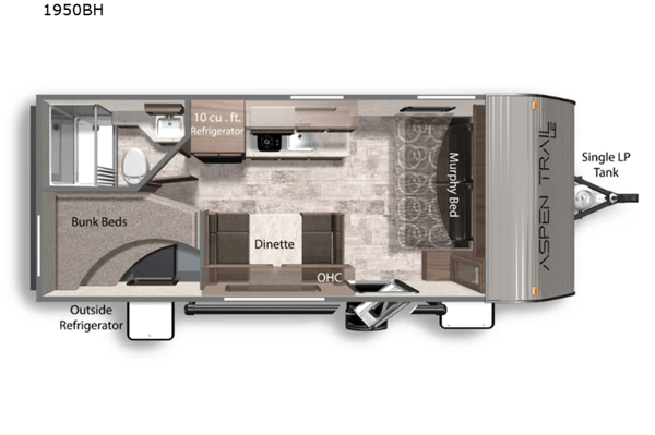 Colton's 2022 Aspen Trail 23ft Bunkhouse