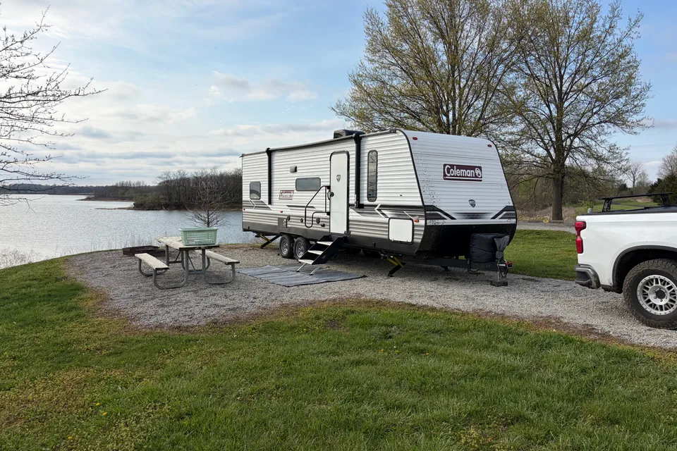 Christian's Coleman lantern 262bh Travel Trailer