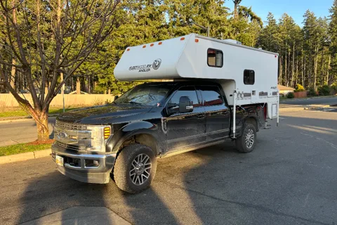 Buck Blue Truck Camper