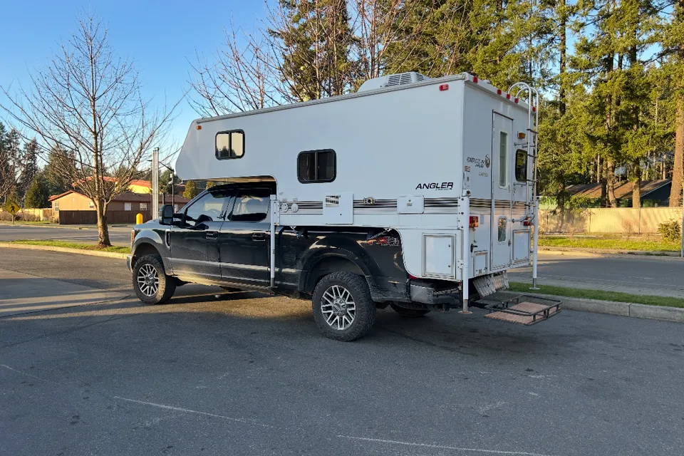 Buck Blue Truck Camper