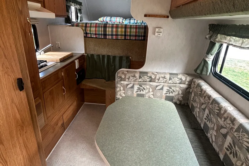Buck Blue Truck Camper