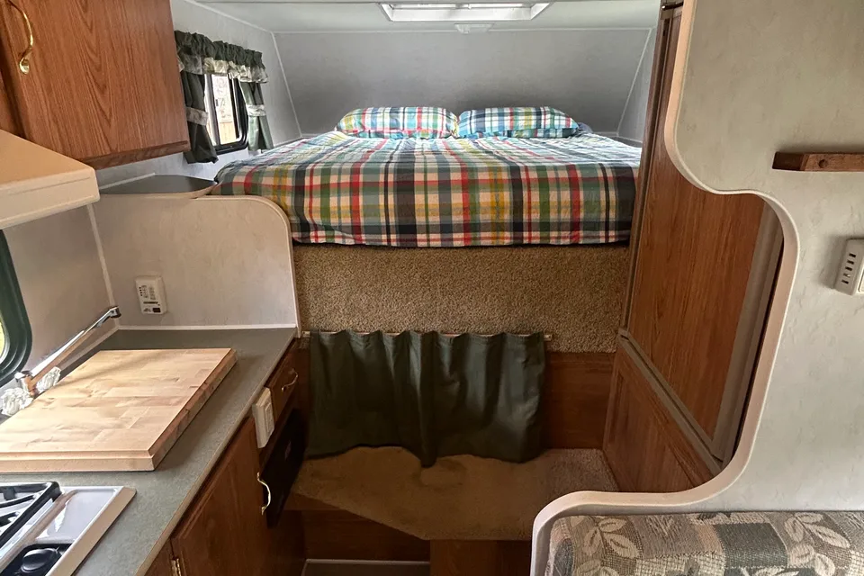 Buck Blue Truck Camper