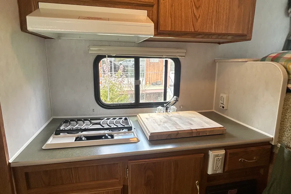 Buck Blue Truck Camper