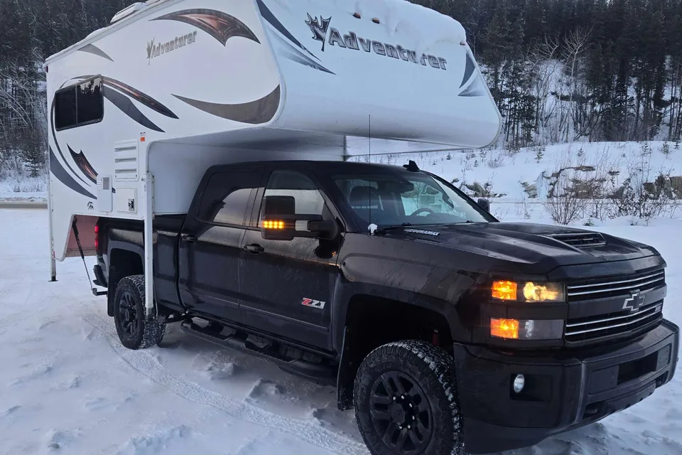 2018 chevrolet silverado diesel with 2018 adventurer 89rb Adventurer 89rb Truck Camper