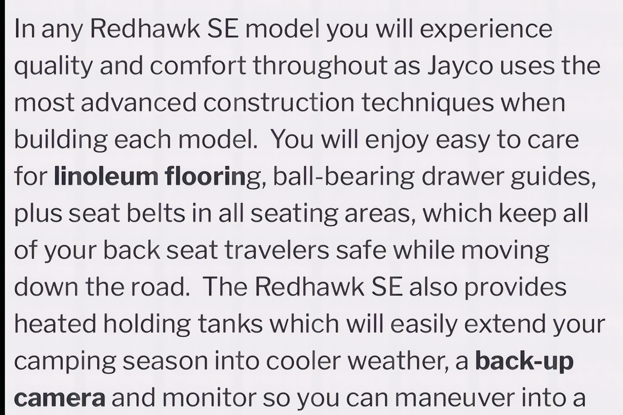 Jonda's Jayco Redhawk Class C