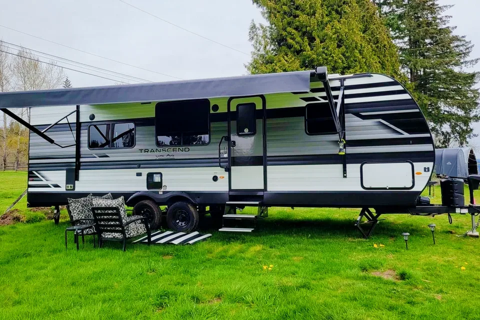 2022 Grand Design Family Glamping | Premium Trailer | Sleeps 6 | Boondocking with Extra Solar