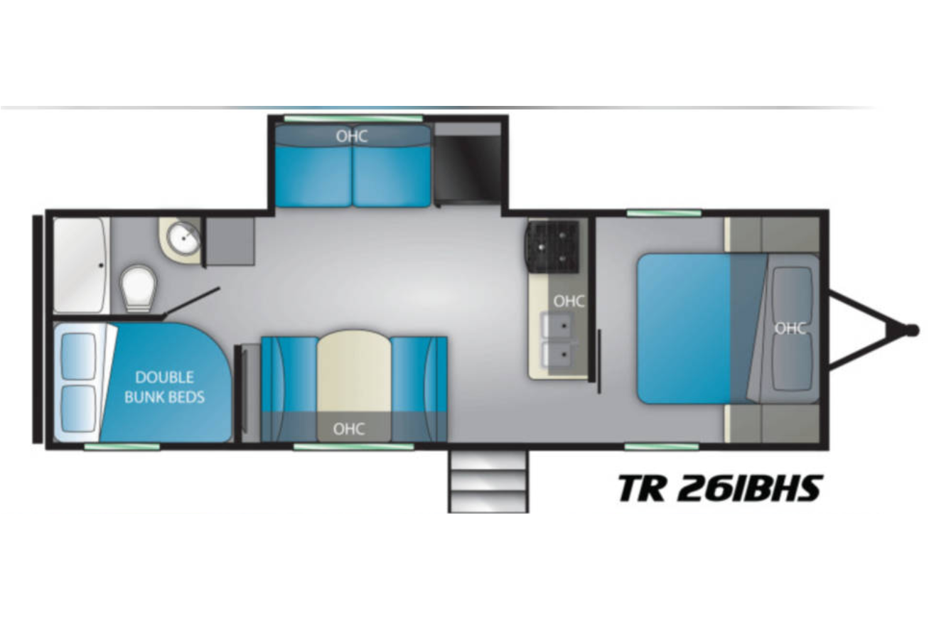 2021 Kid-Approved Heartland Trailrunner SLE 261BHS Travel Trailer