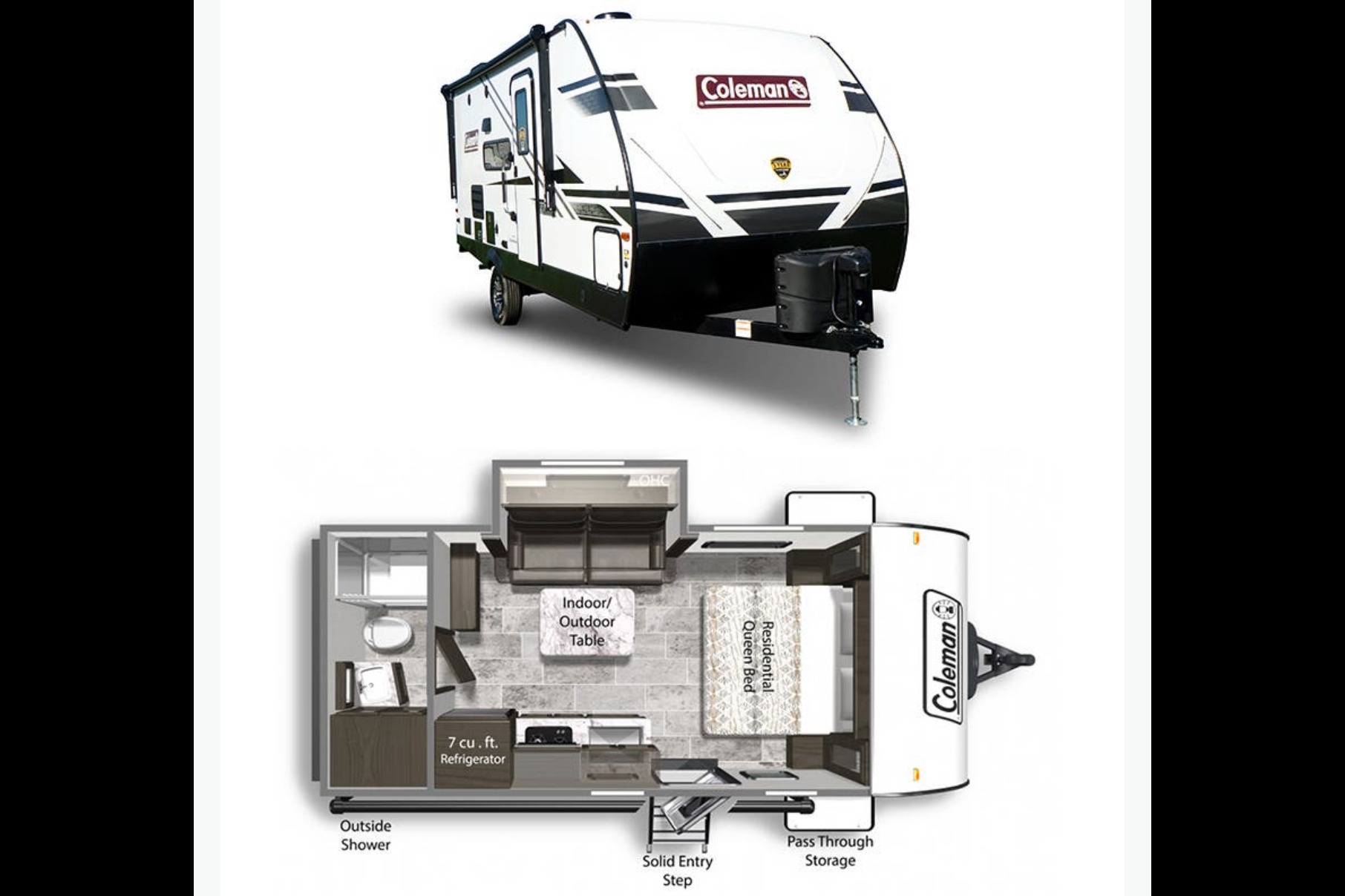 The Great Escape - 2022 Coleman Camper, Tow and Go!