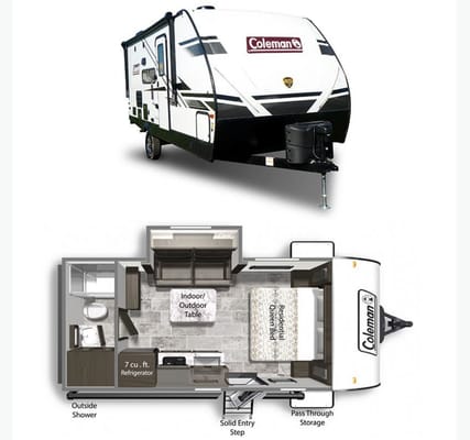 The Great Escape - 2022 Coleman Camper, Tow and Go!