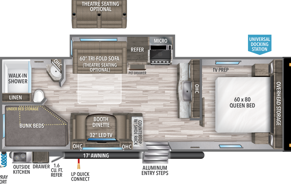 New! 2022 Grand Design Bunkhouse Travel Trailer