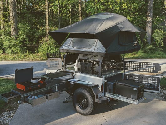 Super Light: Ushi Chuck MAX Off Road Adventure Trailer