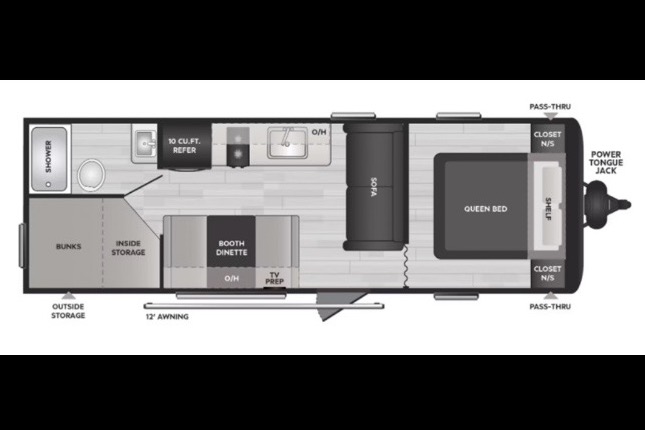 Spacious Family Bunkhouse Trailer – Sleeps 8 | Easy Setup | Delivery Available