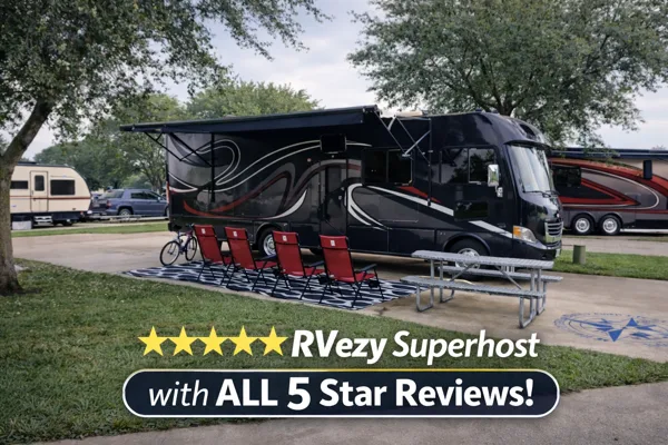 5 Star Luxury Motorhome Delivered & Setup For You!