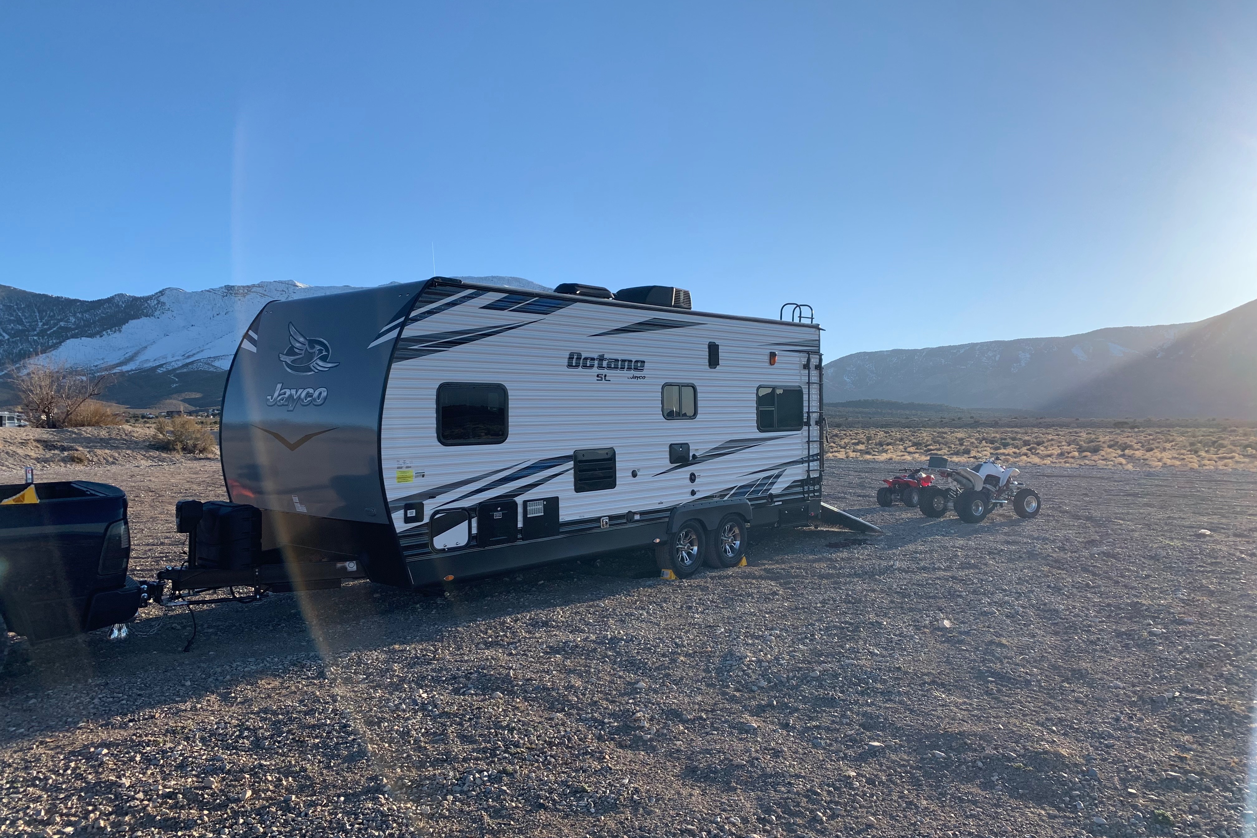 Family friendly Jayco Octane 222 ultra light Toy Hauler
