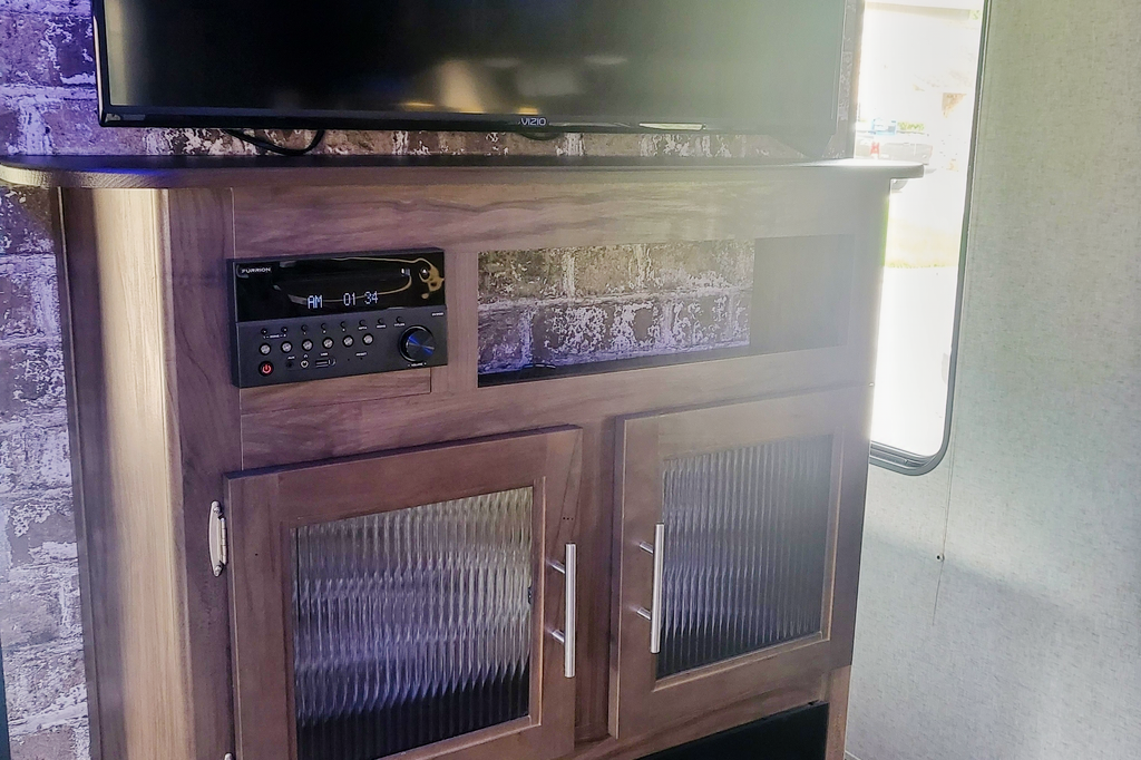 Andrea's Cherokee  Grey wolf Travel Trailer
