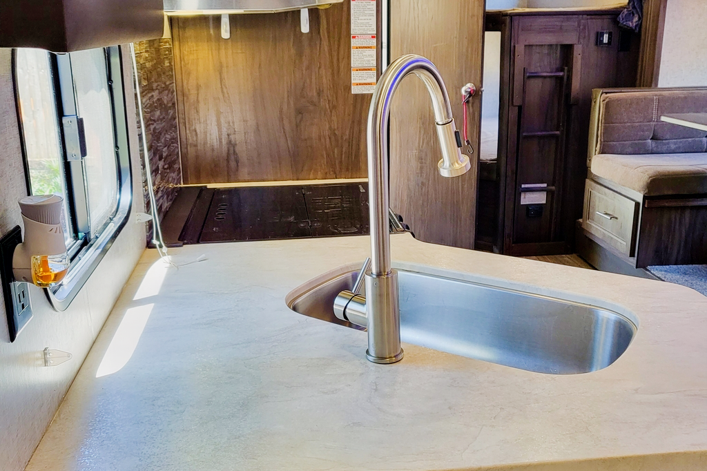 Andrea's Cherokee  Grey wolf Travel Trailer