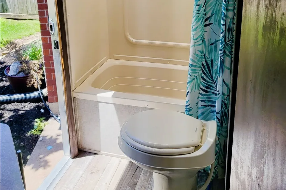 Andrea's Cherokee  Grey wolf Travel Trailer