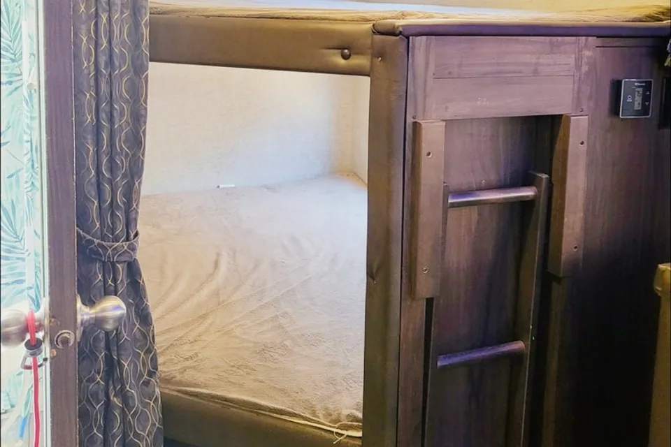 Andrea's Cherokee  Grey wolf Travel Trailer