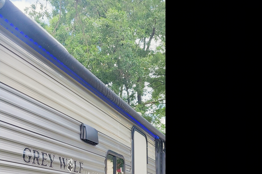 Andrea's Cherokee  Grey wolf Travel Trailer