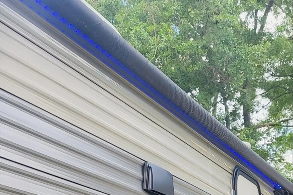 Andrea's Cherokee  Grey wolf Travel Trailer