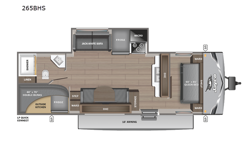 Fully loaded NEW Jayco 265BHS Travel Trailer
