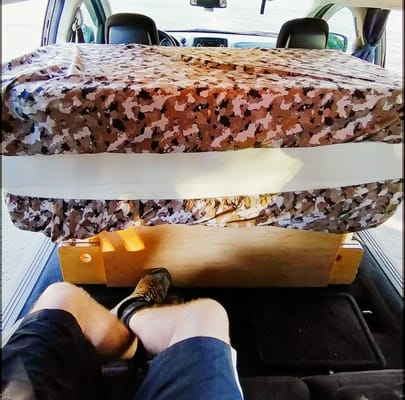 Budget Friendly go anywhere Stay anywhere Van conversion.