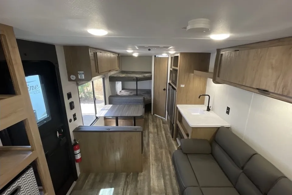 Affordable easy to tow family camper