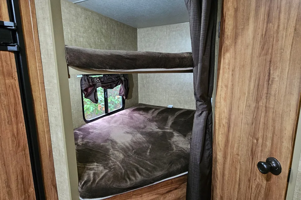 The Bear Cub KZ Spree C250BHS Travel Trailer