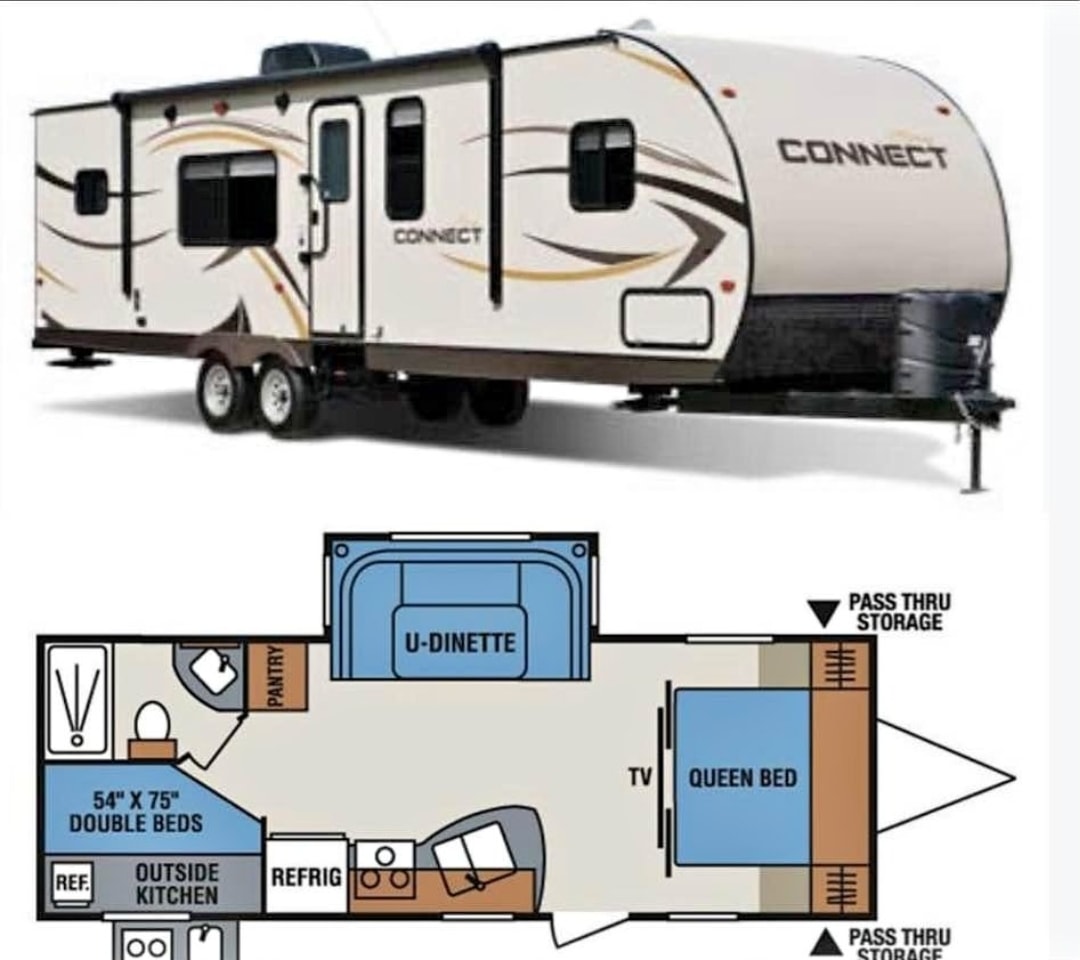 The Bear Cub KZ Spree C250BHS Travel Trailer