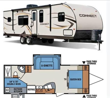 The Bear Cub KZ Spree C250BHS Travel Trailer