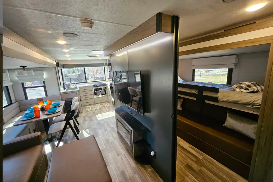 2 Fireplaces and a Secret Bunkroom!