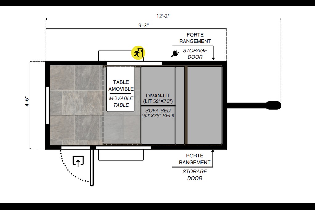BBRoulote Prolite Suite Micro Trailer