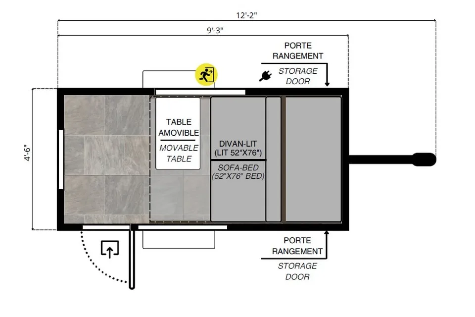 BBRoulote Prolite Suite Micro Trailer