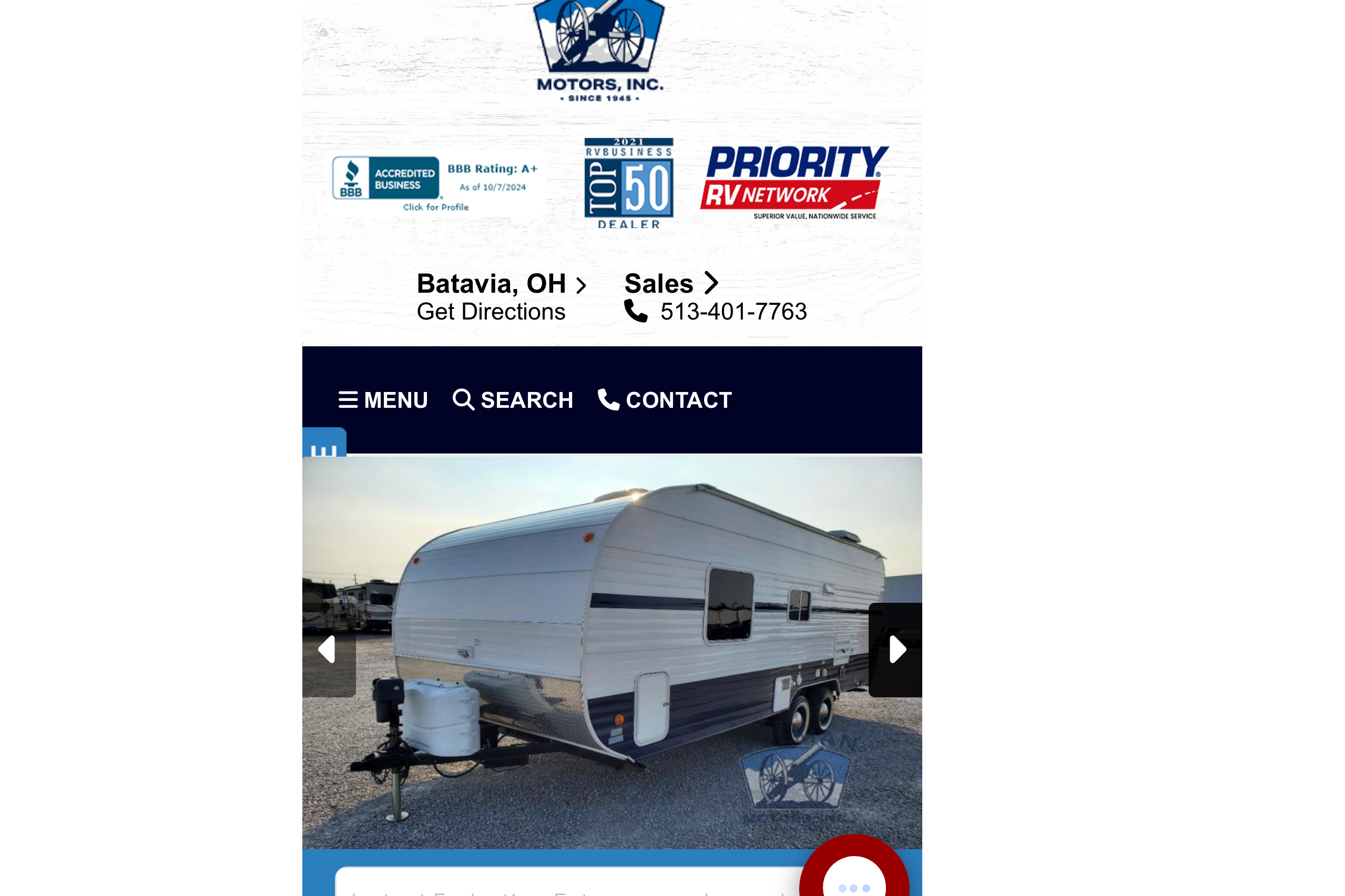Carrie's Riverside RV Retro Travel Trailer