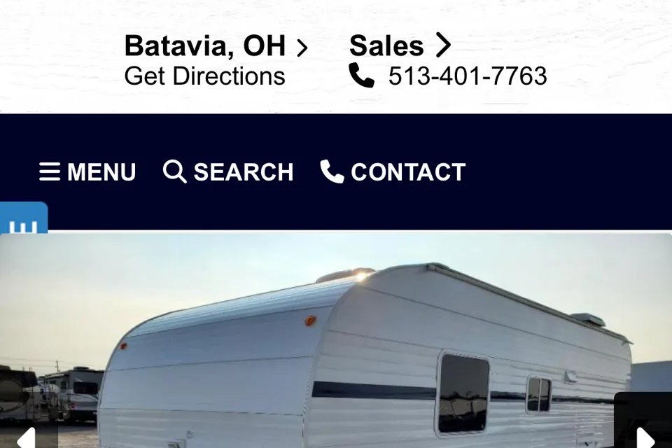 Carrie's Riverside RV Retro Travel Trailer