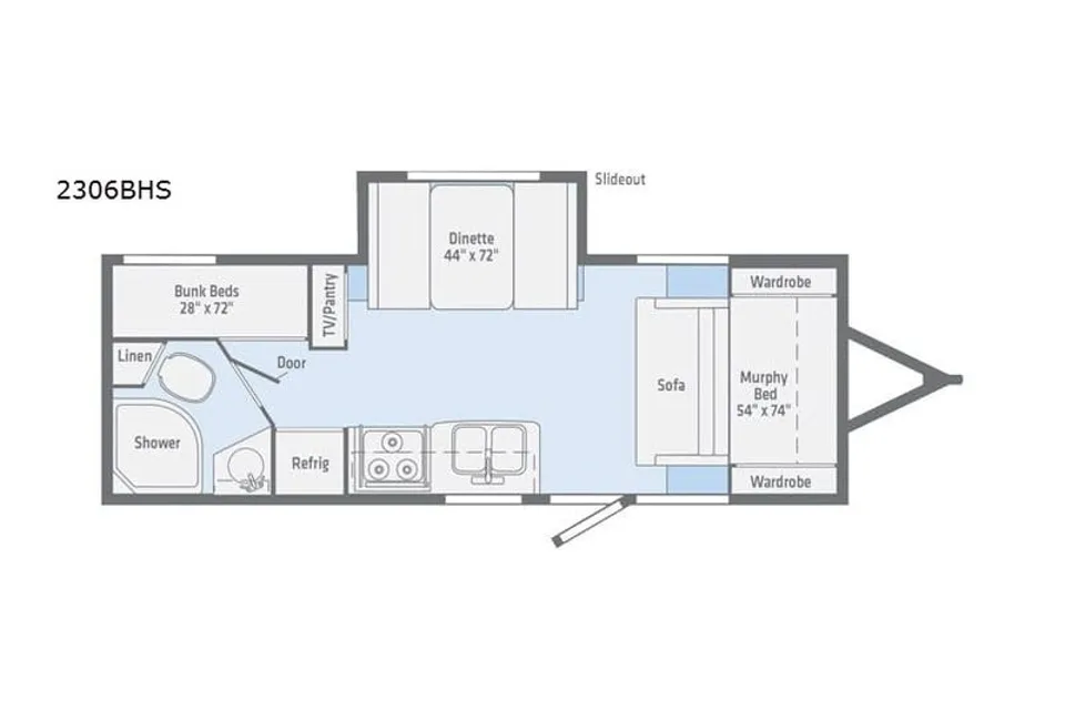 Winnebago Bunk House 2306BHS Travel Trailer