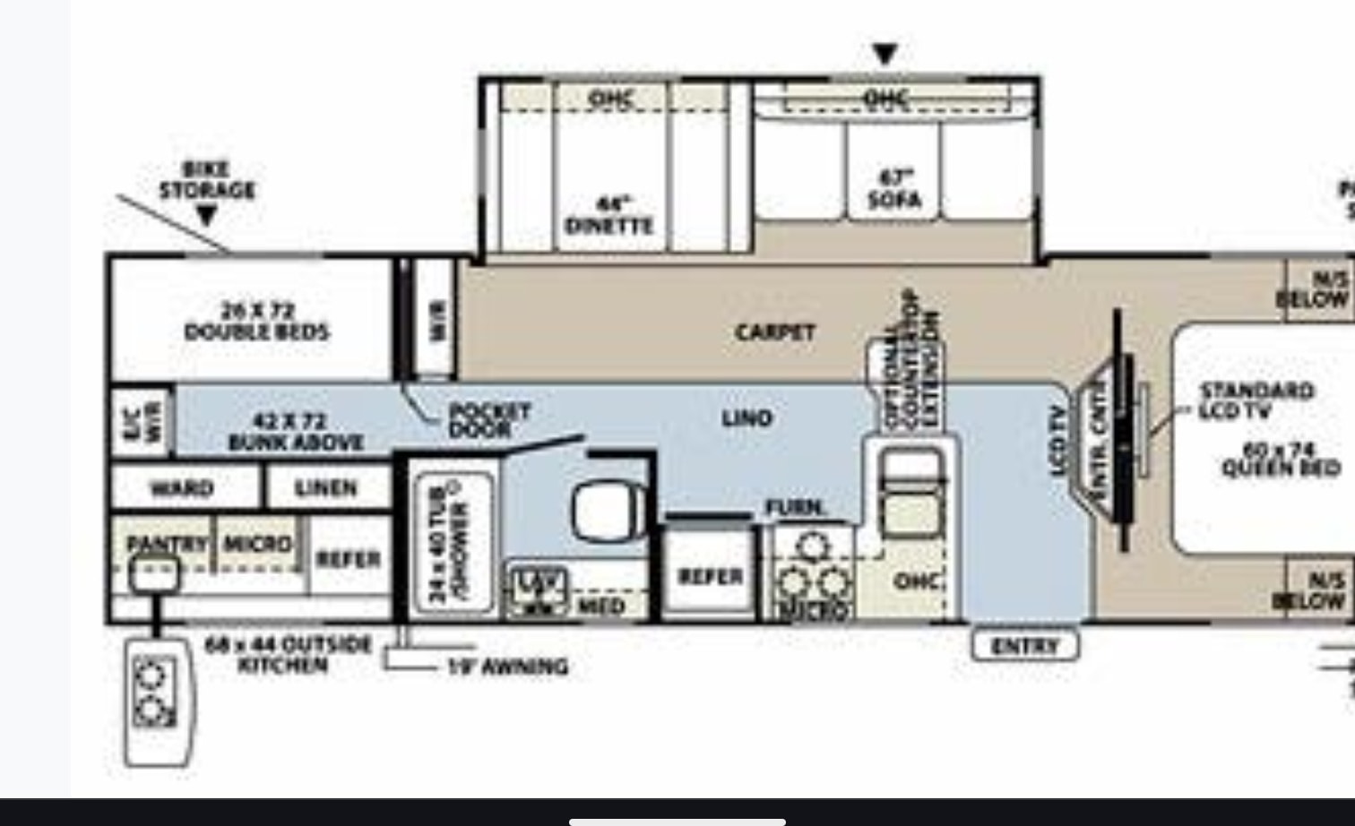 Archie's travel trailer