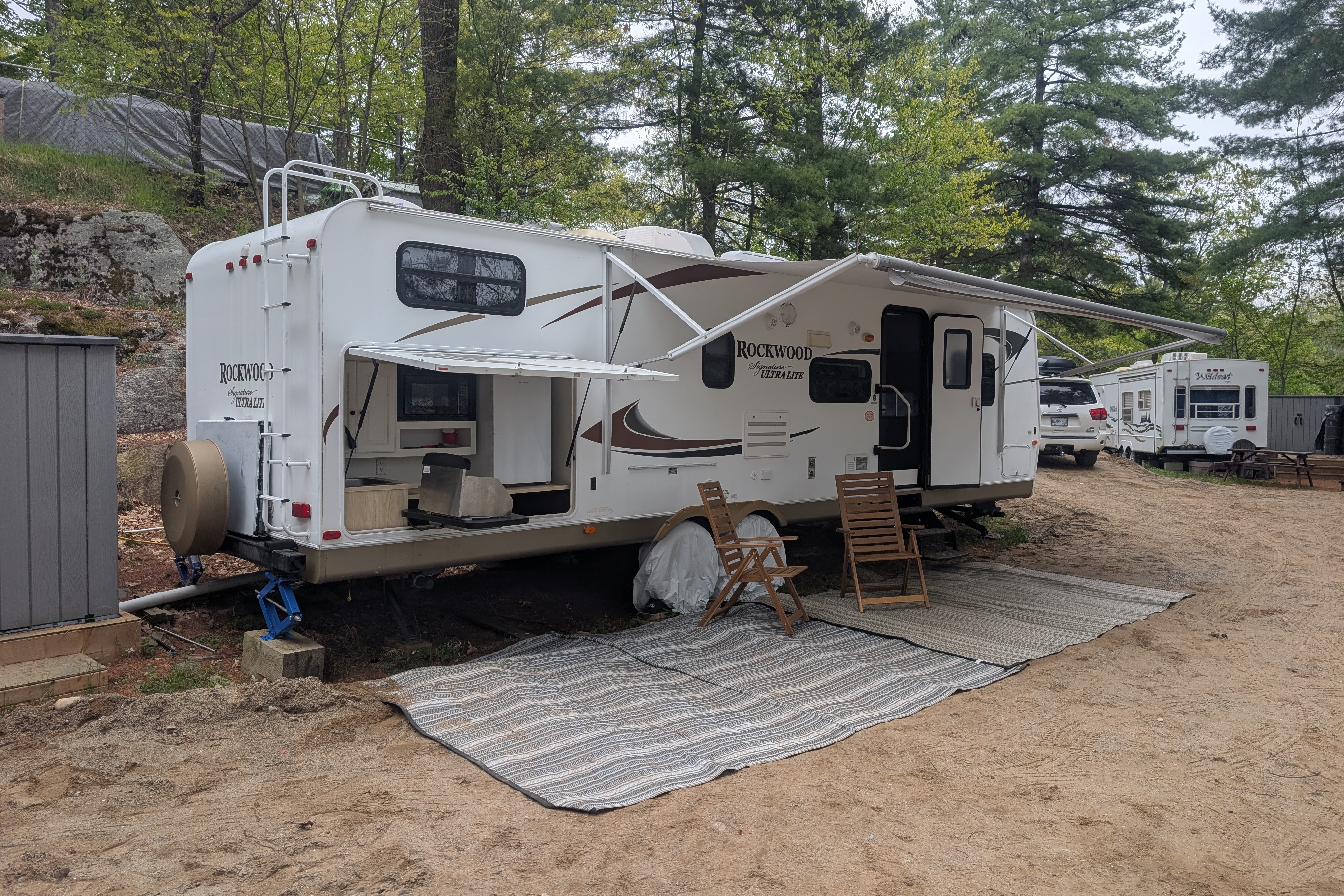Archie's travel trailer
