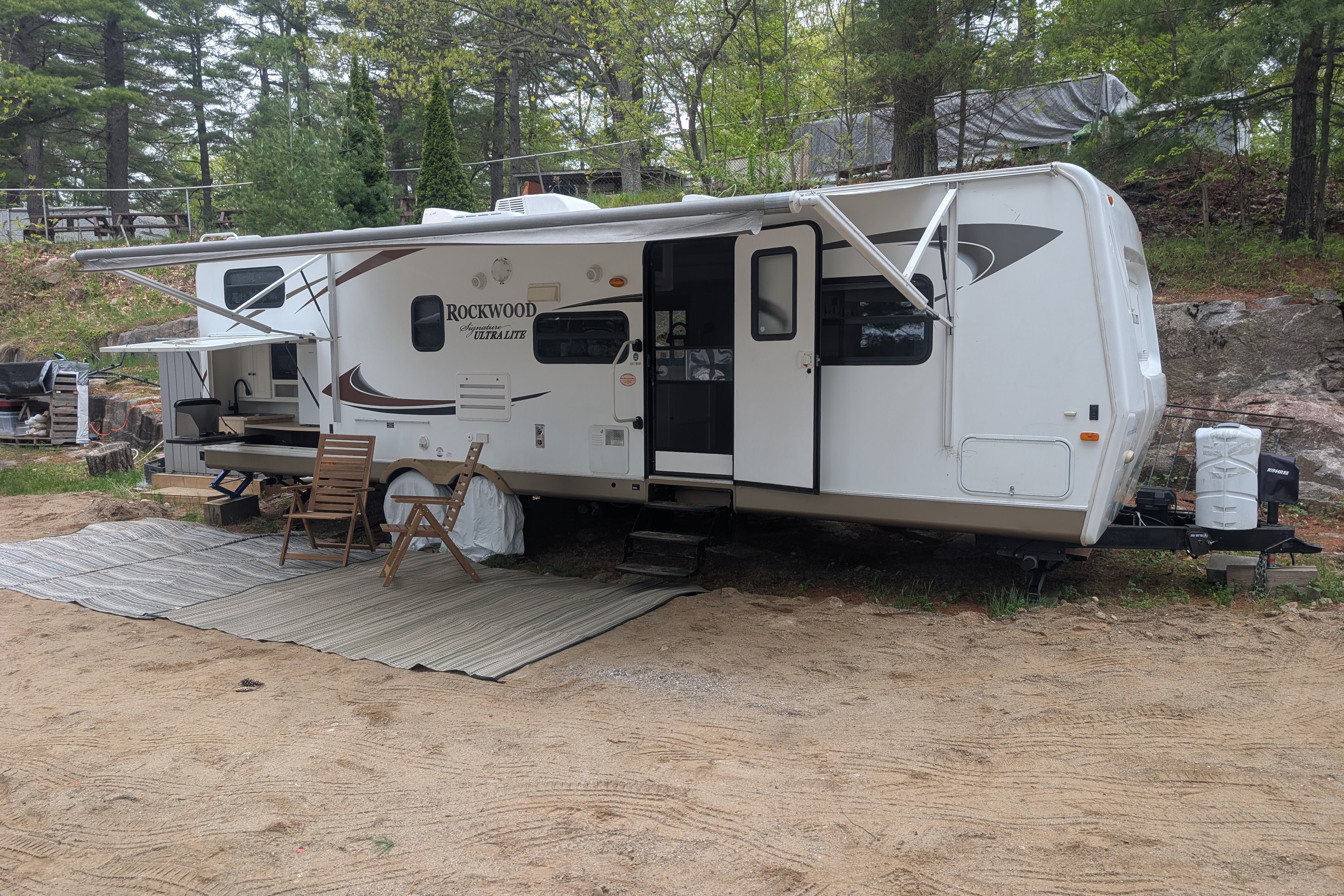 Archie's travel trailer