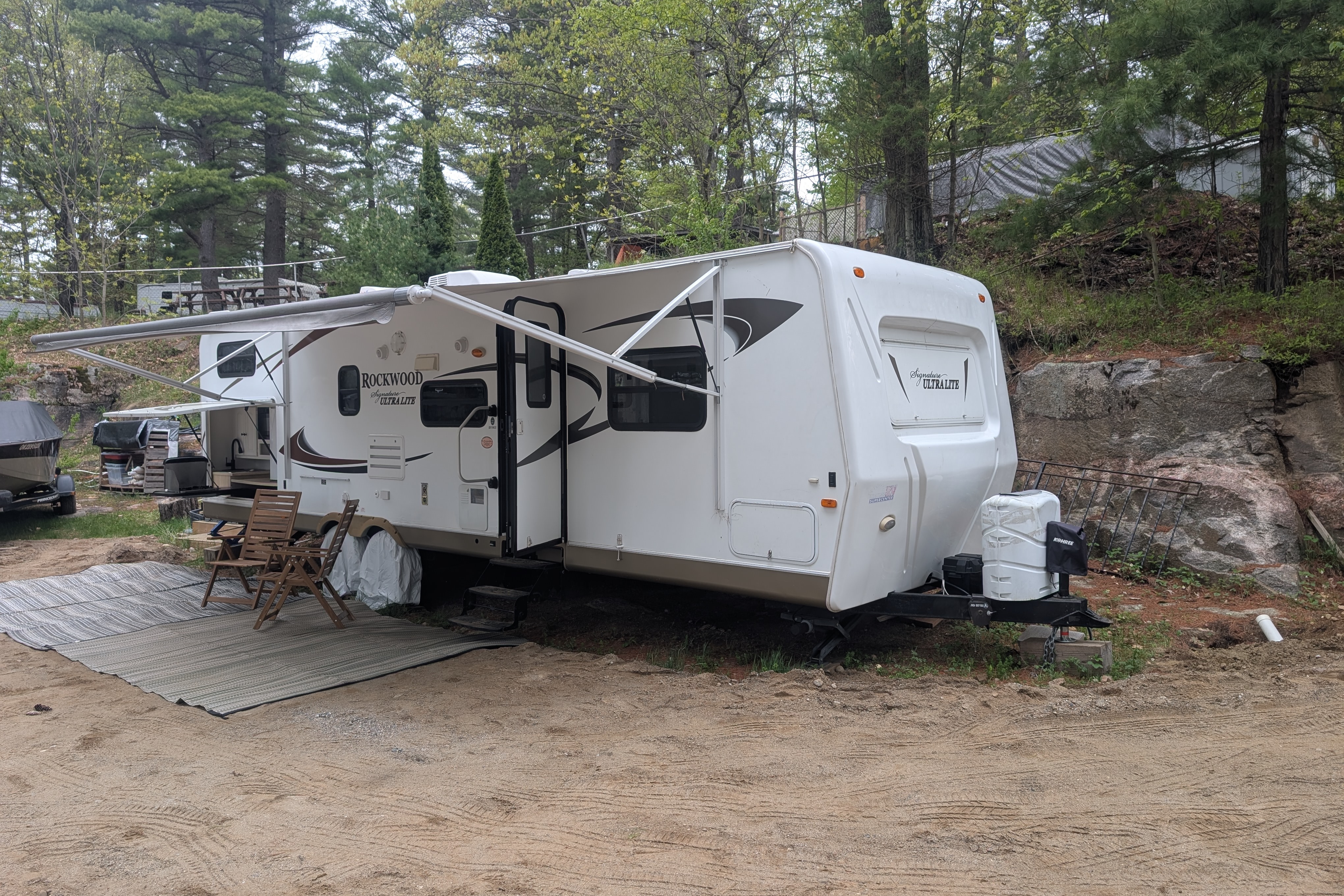 Archie's travel trailer