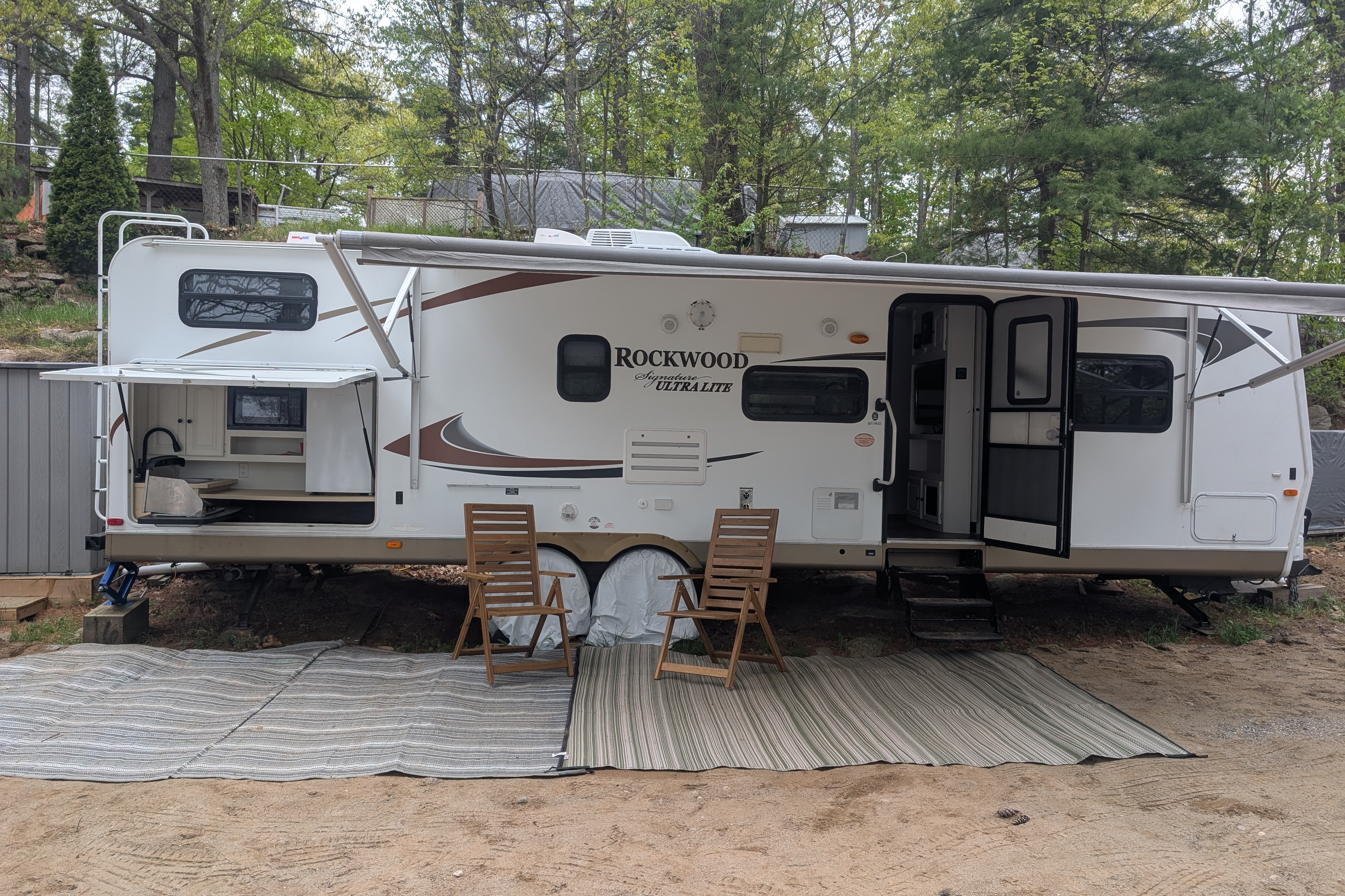 Archie's travel trailer