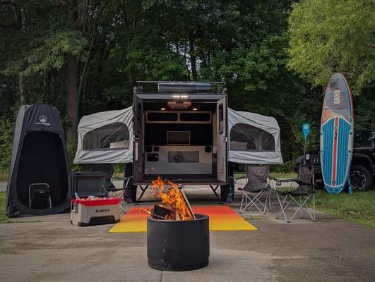 Min Toy Hauler Intech Flyer Explore Overland Trailer - Sleeps 4!