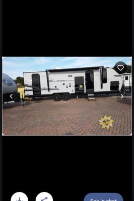 Ashley's Forest River Grey Wolf Black Label Travel Trailer