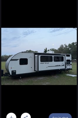 Ashley's Forest River Grey Wolf Black Label Travel Trailer